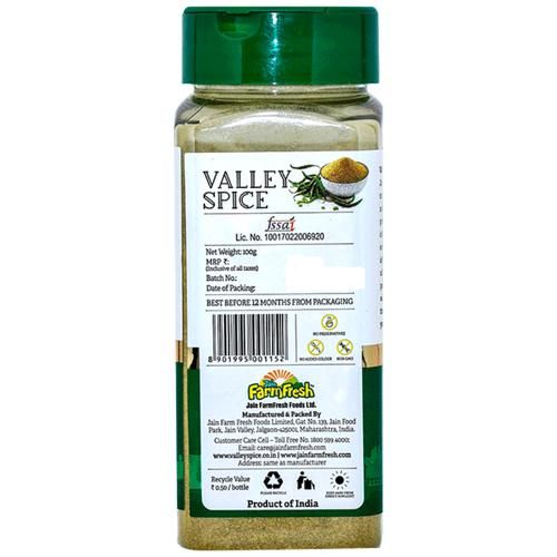 Valley Spice Select - Green Chilli Powder, 100 g Pet Bottle-2.webp